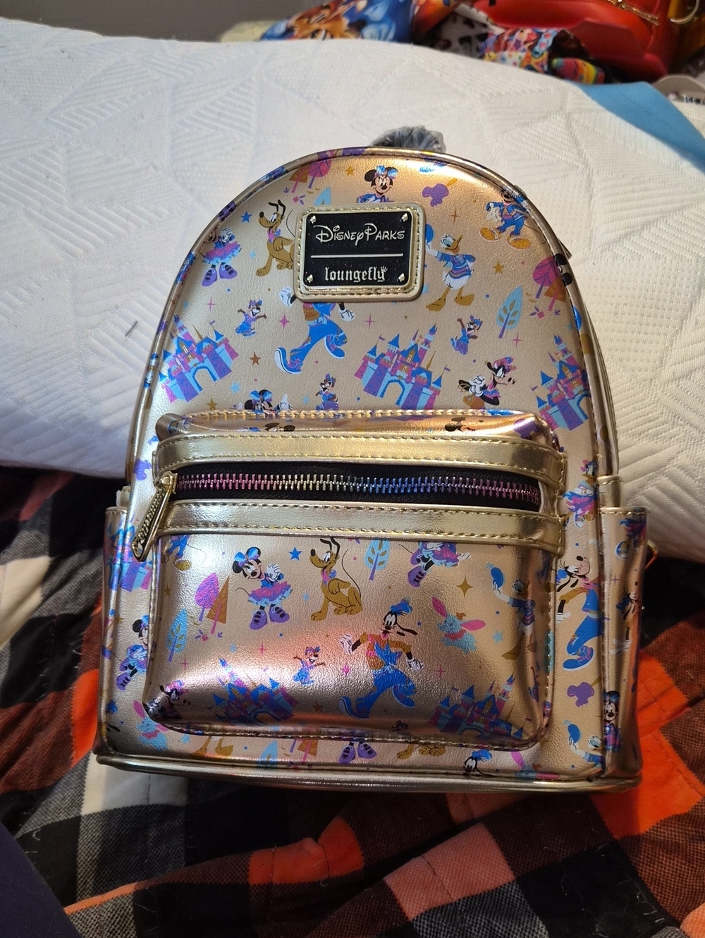 Disney 70th Gold Bag. Loungefly